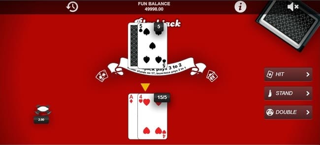 BlackJack от казино пин ап