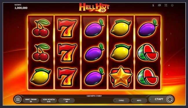 Hell Hot 20 игровой автомат в казино пин ап